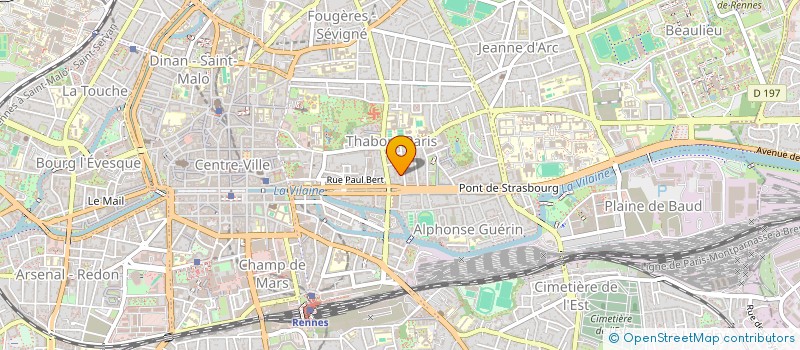 localisation de l'entreprise ACS FINANCES GROUPE  RENNES