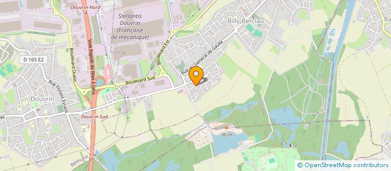 localisation de l'entreprise ACS IMMOBILIER  BILLY-BERCLAU