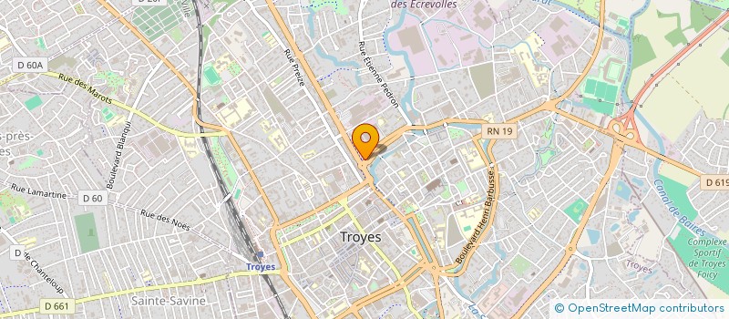 localisation de l'entreprise ACS INTERIM à TROYES