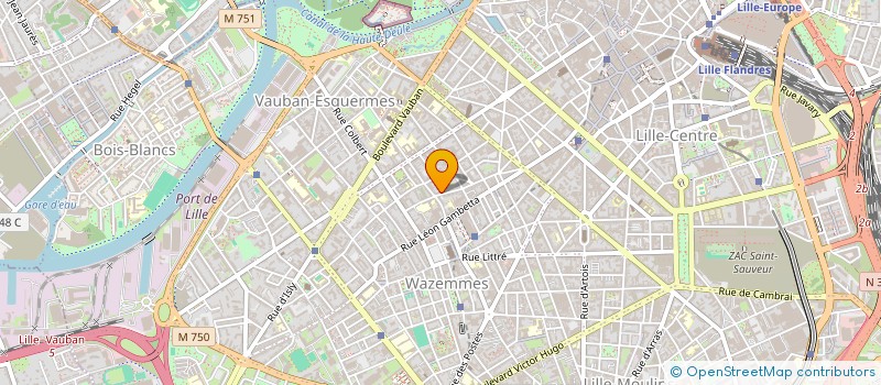 localisation de l'entreprise ACS LILLE à LILLE