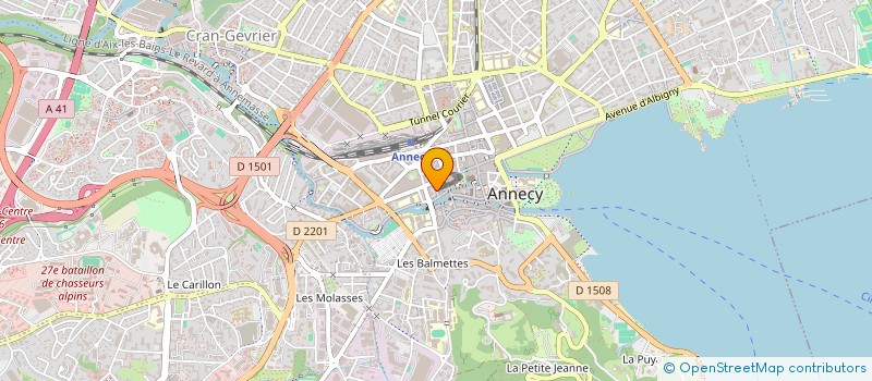 localisation de l'entreprise ACS MASSAGES à ANNECY