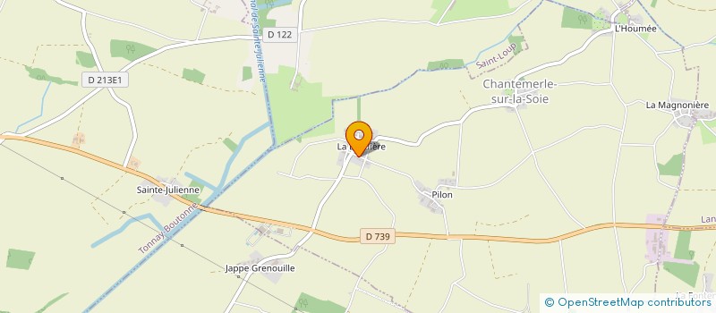 localisation de l'entreprise ACS MENUISERIE  CHANTEMERLE-SUR-LA-SOIE