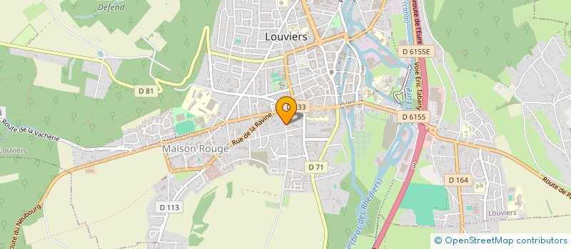 localisation de l'entreprise ACS NORMANDIE  LOUVIERS