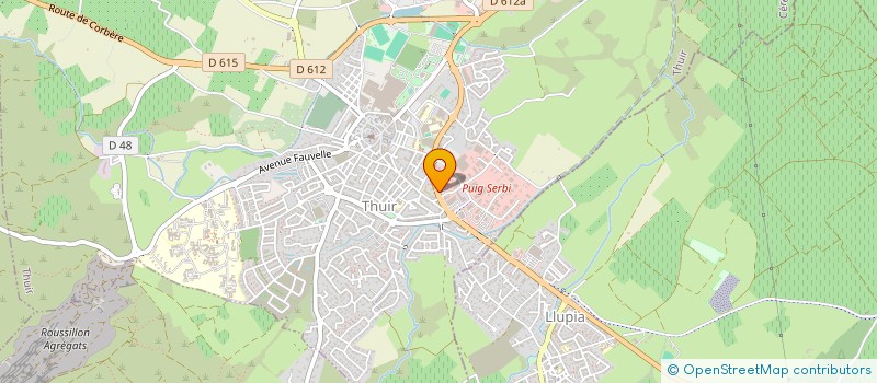 localisation de l'entreprise ACS ORTHO  THUIR