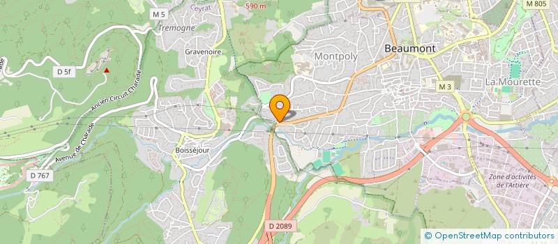 localisation de l'entreprise ACS P SASU à BEAUMONT
