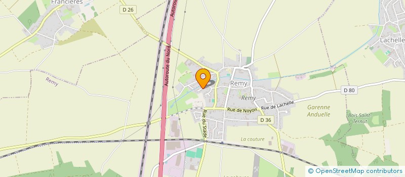 localisation de l'entreprise ACS PARE BRISE  REMY