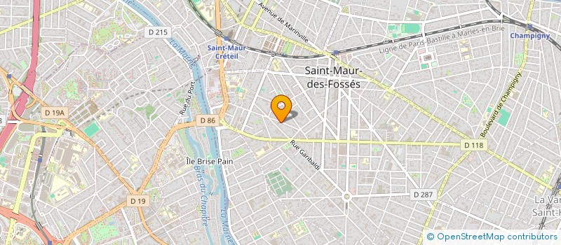 localisation de l'entreprise ACS PROJET à SAINT-MAUR-DES-FOSSES
