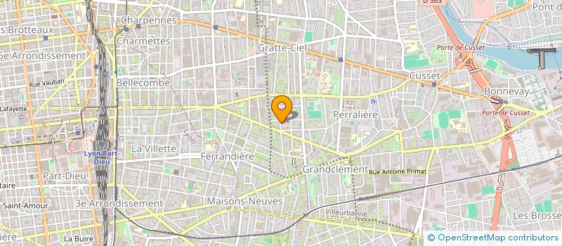 localisation de l'entreprise ACS PROPRETE SERVICES  VILLEURBANNE