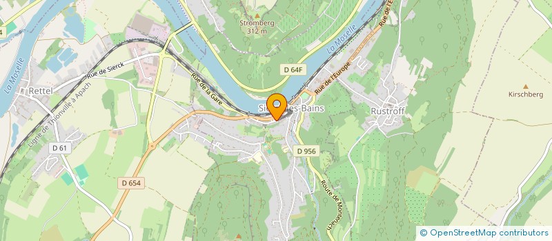 localisation de l'entreprise ACS RESTAURATION  SIERCK-LES-BAINS