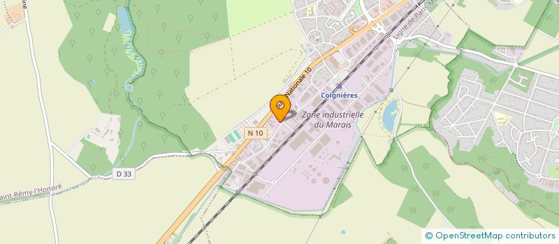 localisation de l'entreprise ACS SERVICES  LES ESSARTS-LE-ROI