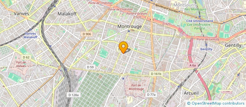 localisation de l'entreprise ACS SERVICES DIVERS  MONTROUGE