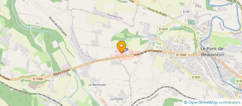 localisation de l'entreprise ACS SYSTEME à LE PONT-DE-BEAUVOISIN