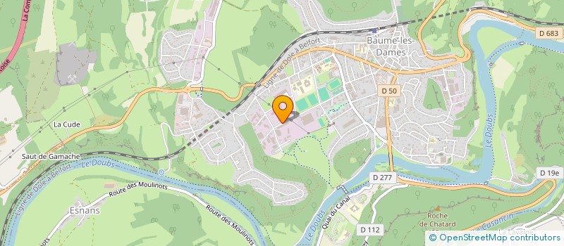 localisation de l'entreprise ACS SYSTEMES  BAUME-LES-DAMES