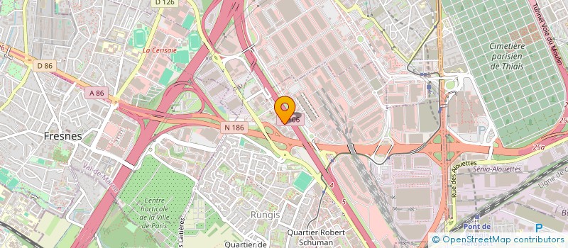 localisation de l'entreprise ACS TECHNOLOGIES & SERVICES à RUNGIS