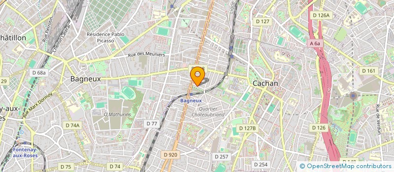 localisation de l'entreprise ACS2I HOLDING  CACHAN