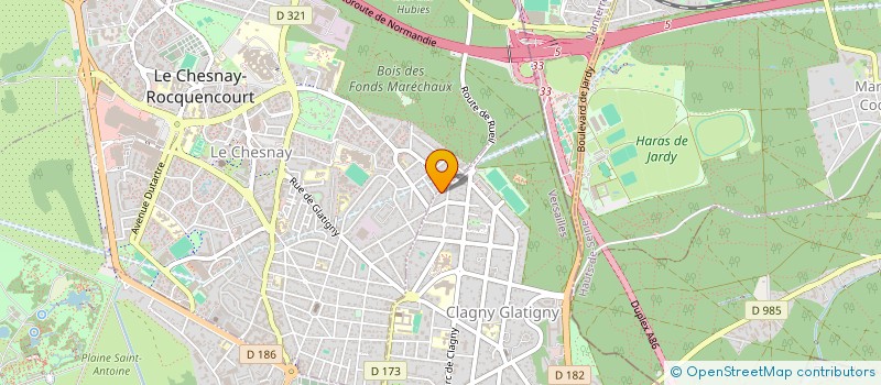 localisation de l'entreprise ACSC à VERSAILLES