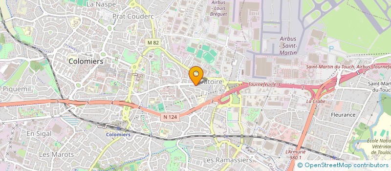 localisation de l'entreprise ACSE à COLOMIERS