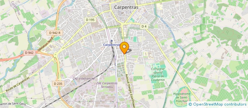localisation de l'entreprise ACSE à CARPENTRAS