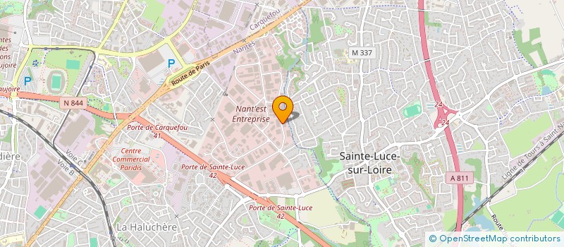 localisation de l'entreprise ACSE à NANTES