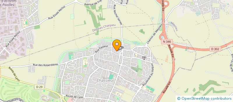 localisation de l'entreprise ACSE  CHASSIEU