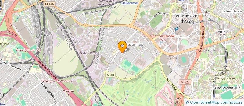 localisation de l'entreprise ACSE à LEZENNES
