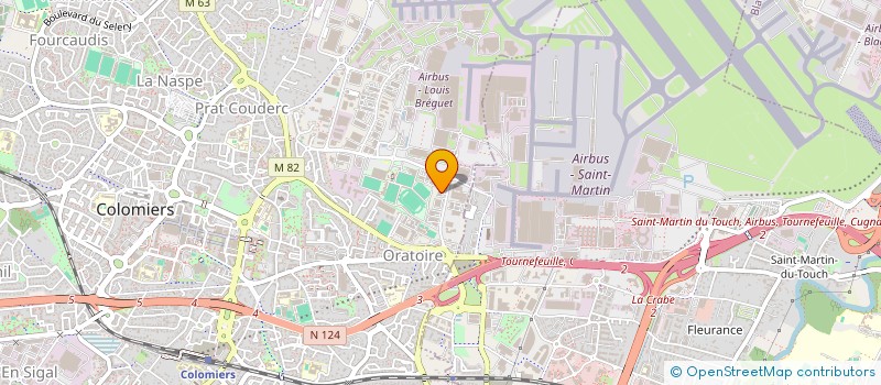localisation de l'entreprise ACSE CARROSSERIE à COLOMIERS
