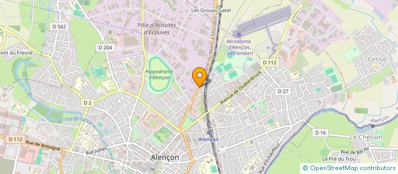 localisation de l'entreprise ACSE IMMO à ALENCON