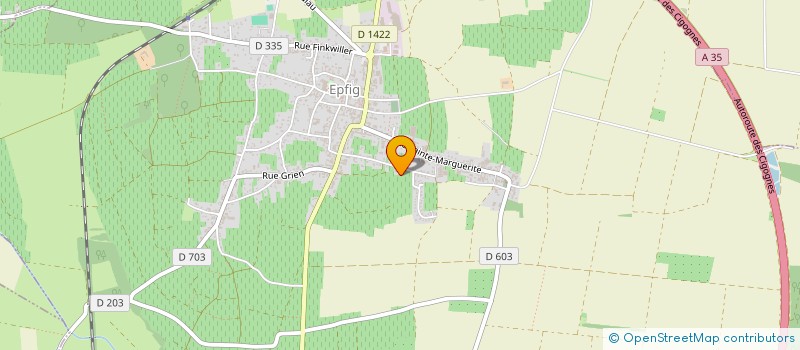 localisation de l'entreprise ACSE SAS  EPFIG