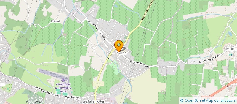 localisation de l'entreprise ACSEC  YVRAC