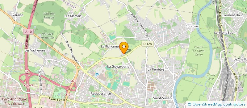 localisation de l'entreprise ACSEINNOV17  SAINTES