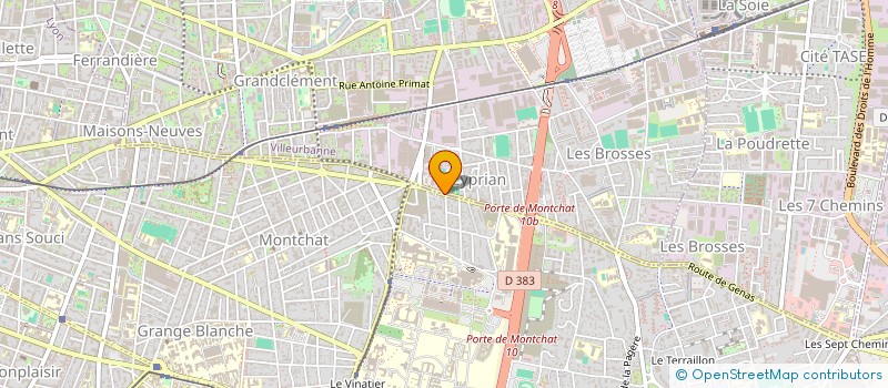 localisation de l'entreprise ACSEL ASSURANCES  BRON