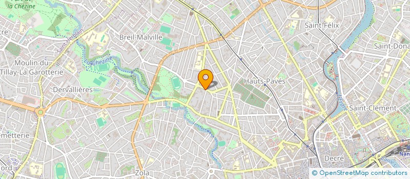 localisation de l'entreprise ACSELO à NANTES