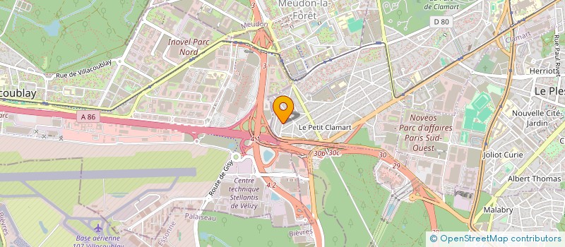 localisation de l'entreprise ACSEM MANAGEMENT à CLAMART