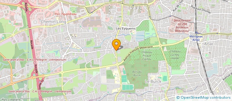 localisation de l'entreprise ACSENT DE NOUVELLE AQUITAINE à MERIGNAC