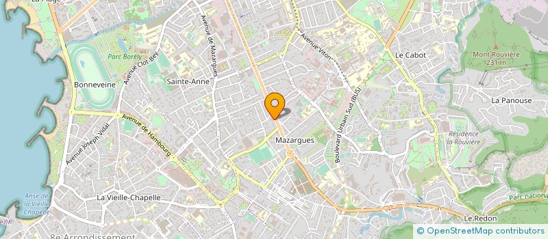localisation de l'entreprise ACSENT DE PROVENCE à MARSEILLE