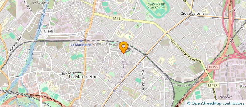 localisation de l'entreprise ACSENTEA à MARCQ-EN-BARŒUL