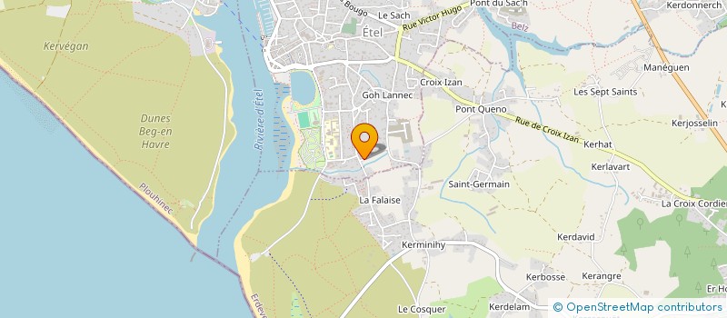 localisation de l'entreprise ACSERV à MONTBEL