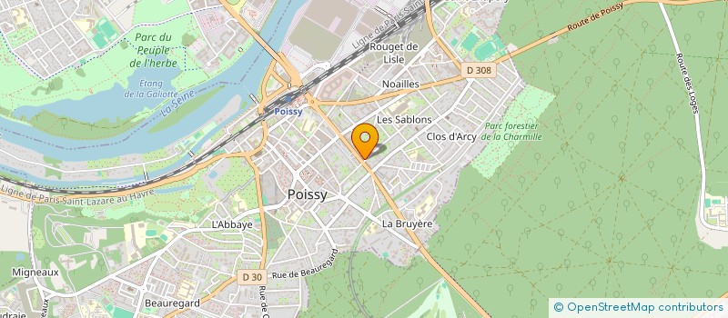 localisation de l'entreprise ACSF à POISSY