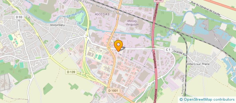 localisation de l'entreprise ACSF à BEAUVAIS