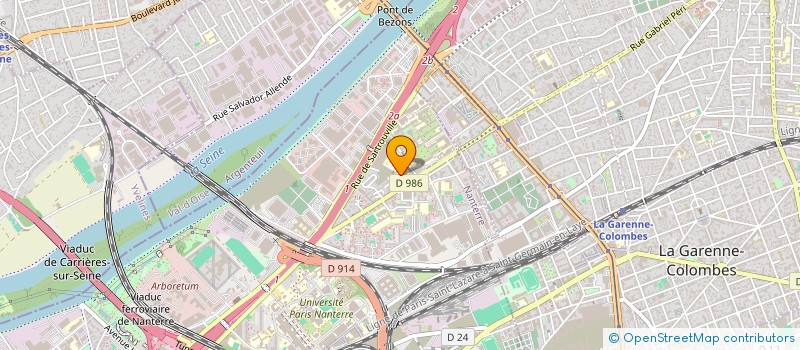 localisation de l'entreprise ACSG  NANTERRE