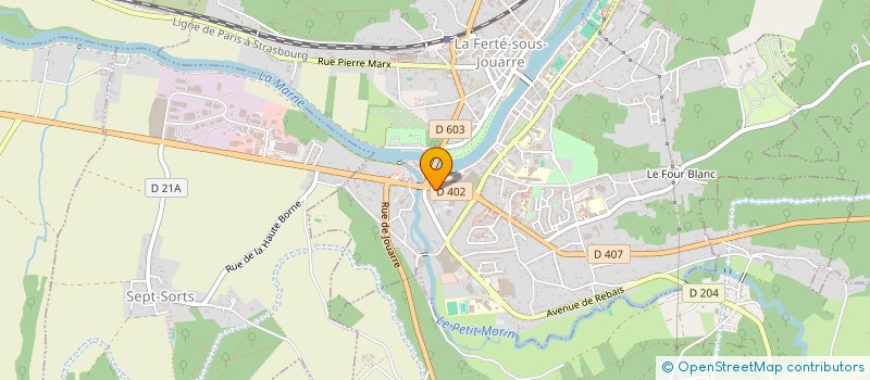 localisation de l'entreprise ACSGIRE CONSULTANTS à LA FERTE-SOUS-JOUARRE