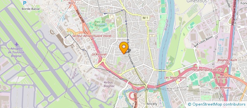 localisation de l'entreprise ACSI à BLAGNAC