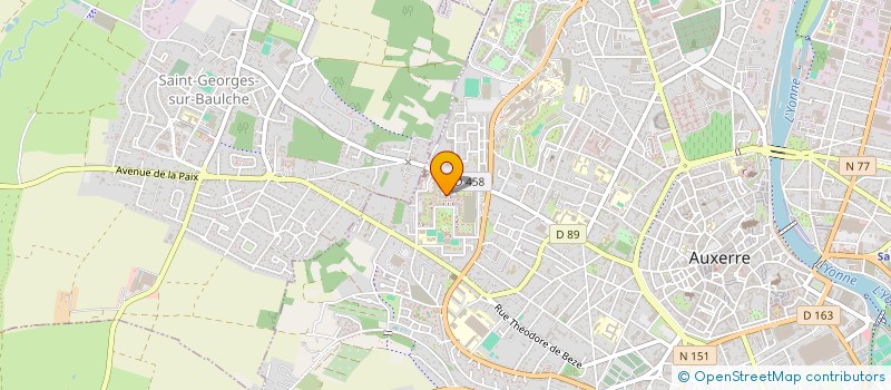 localisation de l'entreprise ACSI  AUXERRE