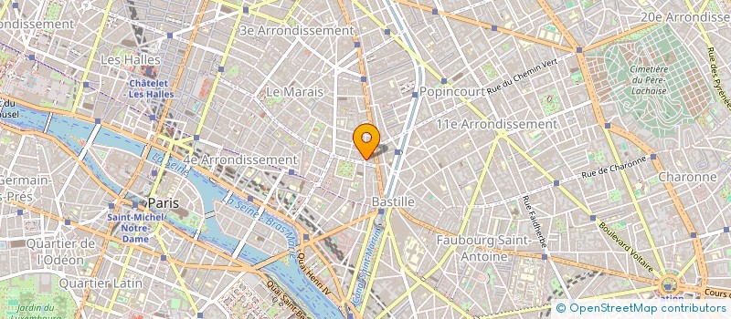 localisation de l'entreprise ACSI (ASSOCIATION CULTURELLE DE SOLIDARITE INTERNATIONALE) à PARIS