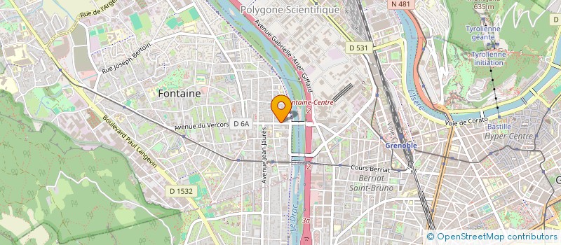 localisation de l'entreprise ACSI INFORMATIQUE  FONTAINE