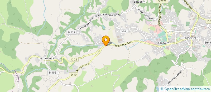localisation de l'entreprise ACSIO à HASPARREN