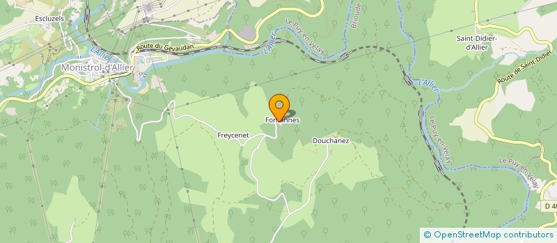 localisation de l'entreprise ACSIR  MONISTROL D'ALLIER