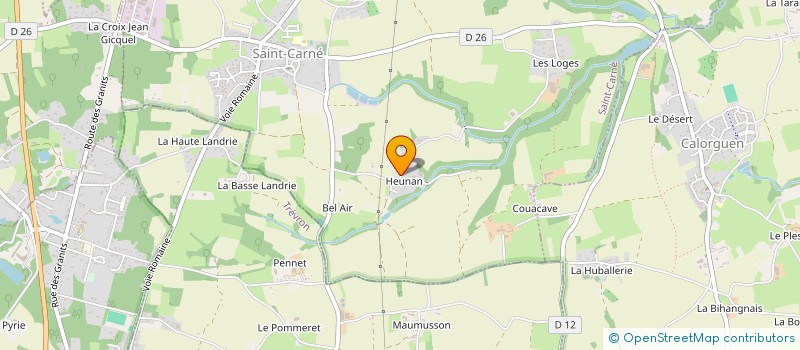 localisation de l'entreprise ACSL  SAINT-CARNE