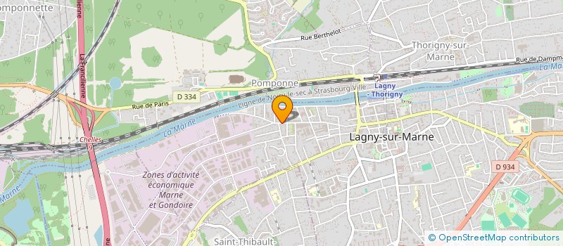 localisation de l'entreprise ACSM  LAGNY-SUR-MARNE