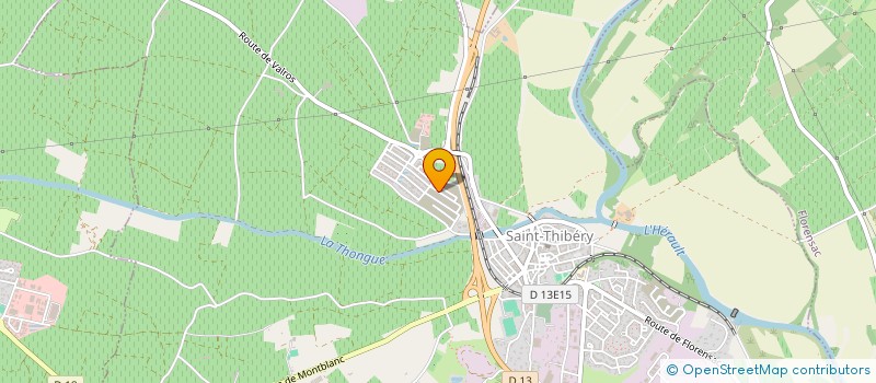 localisation de l'entreprise ACSM  SAINT-THIBERY